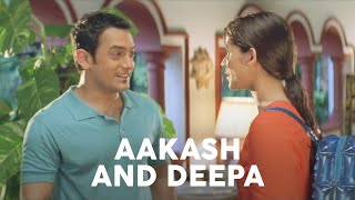 Aakash and Deepa  Dil Chahtai Hai  Aamir Khan  Samantha Treymane  Saif Ali Khan  Akshaye Khanna [upl. by French699]