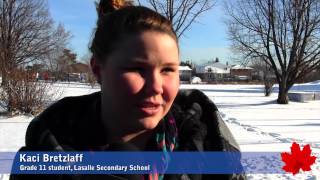 Lasalle students walk out  Sudbury News [upl. by Hogarth814]