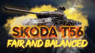 Skoda T56 Genau was das Spiel braucht nicht World of Tanks Gameplay [upl. by Oiramd]