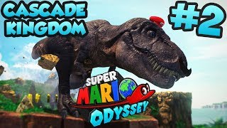 ABM Super Mario Odyssey Cascade Kingdom Walkthrough  2 HD [upl. by Noired]