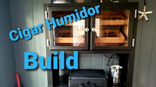 Cigar Humidor Cabinet Build [upl. by Carr]