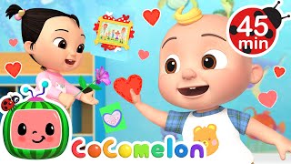 I Love My Family Friends and Pets Valentines Day ♥  MORE CoComelon Nursery Rhymes amp Kids Songs [upl. by Anavoig]