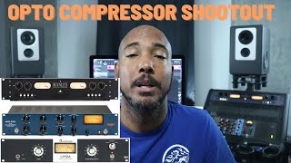 Opto compressor shootout Lin2a Warm Audio WA1B Manley ELOP [upl. by Kciredes]