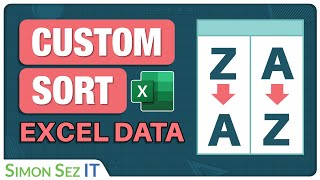 Using Custom Sort in Microsoft Excel [upl. by Ogaitnas]