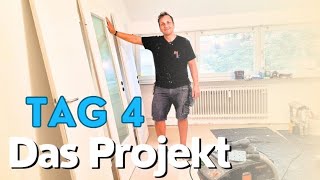 Das Projekt ➡️ TAG 4  Streichen und Lackieren steht auf dem Plan  Malermeister Klinger 😎🫵 [upl. by Aihsrop180]