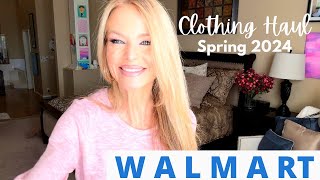 Walmart TryOn Haul  My Go to Outfits  Style over 50  Spring Fashion 2024 [upl. by Forster689]