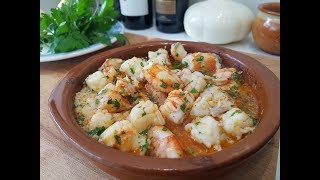 GAMBAS AL AJILLO EN EL HORNO [upl. by Aihsiyt556]