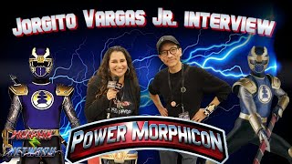 Jorgito Vargas Jr Ninja Storm Navy Thunder Ranger Power Morphicon 2024 Interview [upl. by Stoddard]