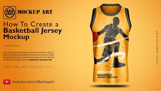 How to create a Baseball Jersey Mockup  Photoshop Mockup Tutorial [upl. by Jaco140]