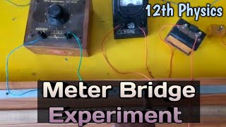 Meter Bridge Experiment  12th Physics  Practical  தமிழ் [upl. by Pavel476]