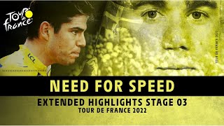 Highlights  Stage 3  TDF2022 [upl. by Htiaf756]