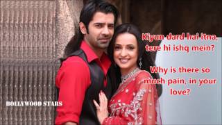 Iss Pyar Ko Kya Naam Doon Lyrics English Translation  Barun Sobti  RABBA VE [upl. by Neral311]