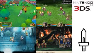 Top 30 Best RPG Games for 3DS Recomendation [upl. by Neicul409]