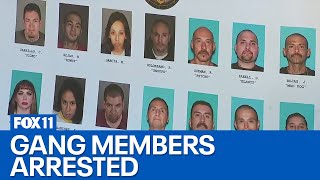 Nearly a dozen documented gang members arrested in targeted FBI raids in El Monte [upl. by Durnan331]