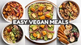 5 Meals I Eat Every Week Vegan [upl. by Dibri601]