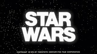 STAR WARS Original Trailer Restored  1976 [upl. by Orford]