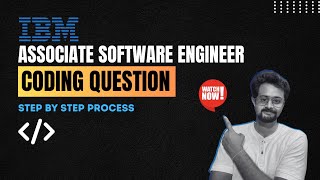 IBM Associate Software Engineer Coding Questions  StepbyStep Process Explained  FrontlinesMedia [upl. by Tila]