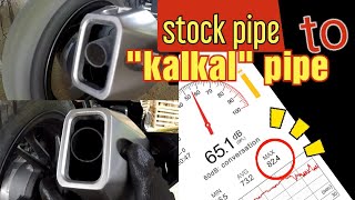 kalkal pipe honda click 150i honda click125i [upl. by Malvie]