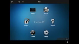 Control4 Routines Driver Demo [upl. by Zitella]