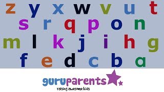 Learn how to say the alphabet backwards  teach kids their ZYX [upl. by Ennaeed]