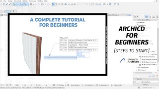 ArchiCAD Complete Tutorial for Beginners  Basic Fundamentals Steps to Start [upl. by Timmi]