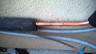 HVAC Refrigerant Line Relocation [upl. by Savihc]