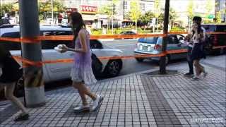 Fancam 130901 fx Victoria Sulli Krystal  Leaving Inkigayo [upl. by Nickie81]