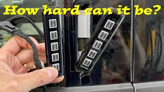 F150 Keyless entry keypad replacement  harder than it looks [upl. by Tanhya]