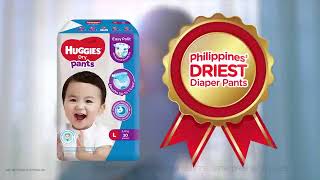 Ano ang Philippines Driest Diaper Pants Huggies Dry Pants TVC ads 2019 [upl. by Jo-Anne]