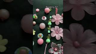 sewing beadwork embroidery beads beadingtutorial [upl. by Calandra204]