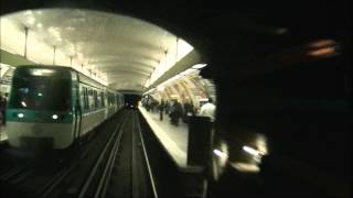 Ligne 7 du métro de Paris  Opéra  Jussieu Troisième partie HD [upl. by Moulden]