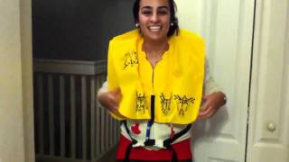 Airplane Life jacket freaked me out [upl. by Sawyer]