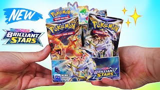 Opening a Pokemon Brilliant Stars Booster Box [upl. by Thorlie]