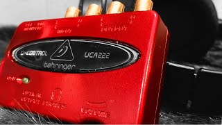 Behringer uca222 Usb Audio Interface Review and Sound Test [upl. by Nhepets]