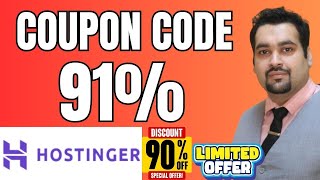 Hostinger Coupon Code 2024  91 Discount Coupon ADDED [upl. by Kelwen]