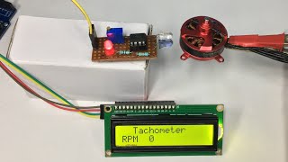 Simple Tachometer RPM counter using proximity sensor [upl. by Cassaundra]