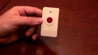 How To Install S02 Panic Button In Home Alarm System [upl. by Ereynihc]