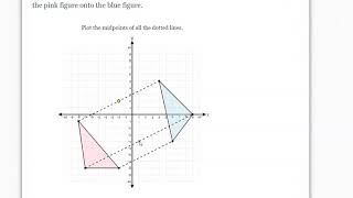 Finding the Line of Reflection algebraically Delta Math [upl. by Dar]