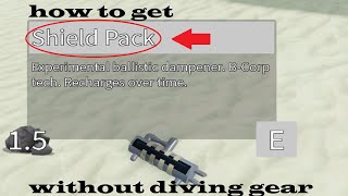 how to get shield pack wo any speed boosts or diving gear in Isle 9 guide Roblox [upl. by Eiramllij873]