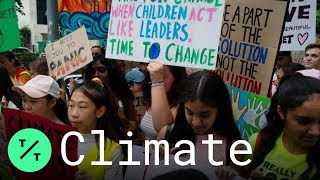 Global Climate Strike Protesters Rally Around the World for Action on Climate Change [upl. by Fishback]