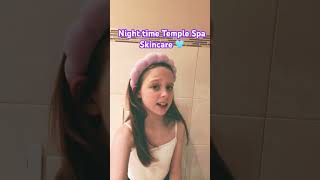 Temple spa relaxing skincareroutine nighttimeroutine [upl. by Heyra]