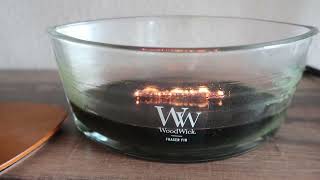 WoodWick Fraser Fir Candle Review [upl. by Killen453]