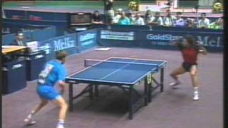 Jan ove WaldnerSaive worldsemifinal1993 [upl. by Dnyletak]