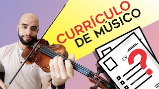 CURRÍCULO DE MÚSICO [upl. by Yniar]