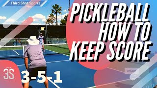 Pickleball How to Keep Score Explained [upl. by Dickerson]