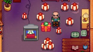 Stardew Valley  Gifts for George  Completion Cutscene All Choices [upl. by Asha129]