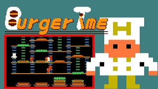 BurgerTime FC · Famicom video game port  20stage session for 1 Player 🎮 [upl. by Wentworth180]