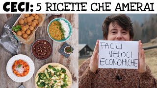 CON I CECI prepara queste 5 RICETTE CHE AMERAI  tutte facili veloci economiche  Davide Zambelli [upl. by Michaela292]