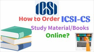 How to Order ICSI Study Material OnlineECart ICSI [upl. by Juanne]