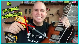 How To Add A Tremolo To Your Gibson SG [upl. by Carbo]